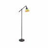 TF Dark Star Tiffany Task Floor Lamp – Art Deco Stained-Glass Floor Light for Living Room