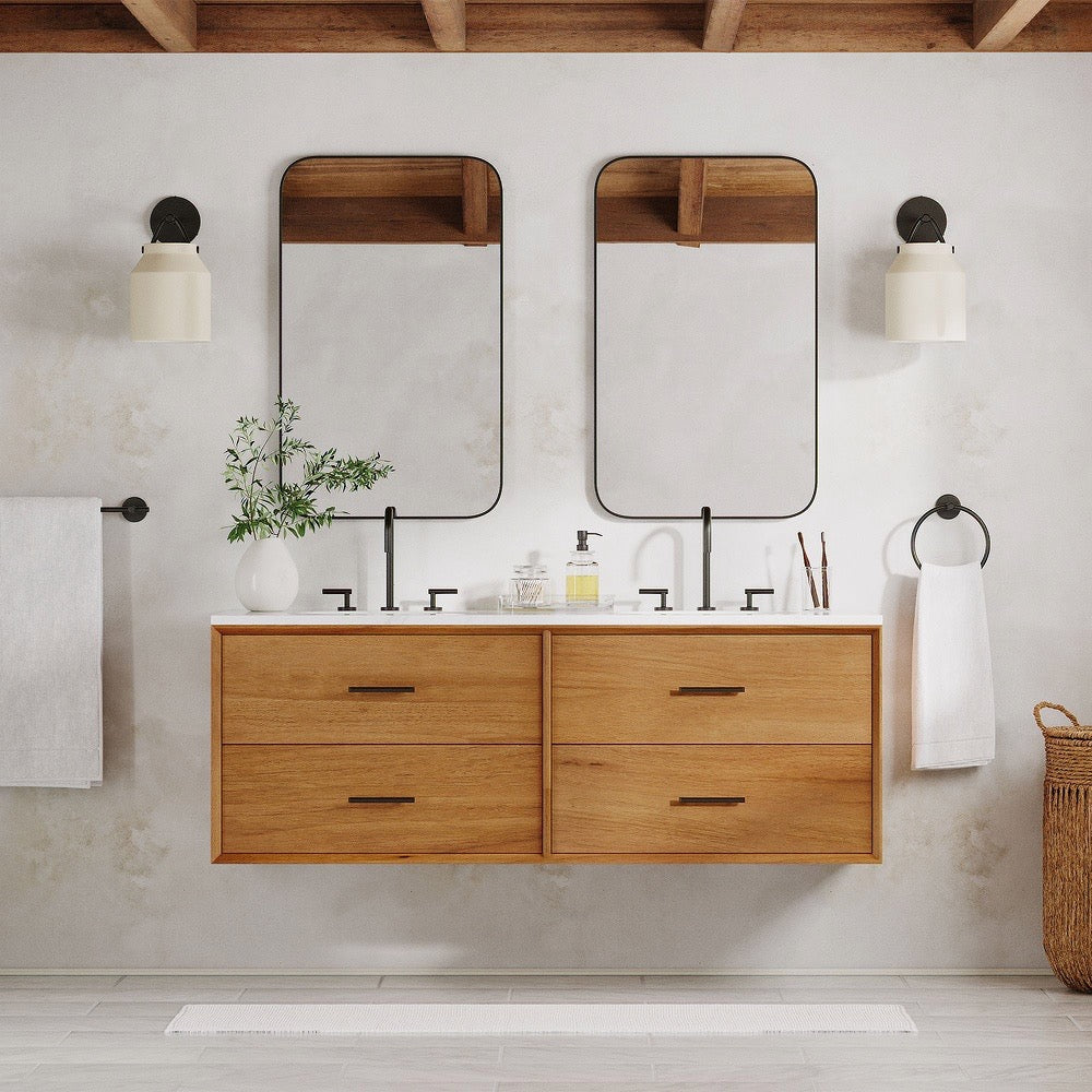 Dark Bronze Vanity Outdoor Sconces - Wall Lights For Bathroom Mirror