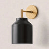 Hanton Minimalist Brass Sconce for Bathrooms and Hallways