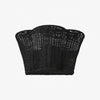 Wickara Woven Wall Sconce – Scalloped Basket Shade Wall Light for Bedroom
