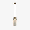 Style B clear brass pendant light