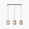 Yumeko Adjustable Bamboo Pendant Lamp - Natural Cage Ceiling Light Perfect for Living & Dining Rooms