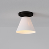 Conica Cone Flush Mount – Glass Ceiling Light for Modern Spaces