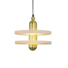 Disc Flying Saucer Marble Pendant Light