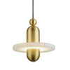 Disc Flying Saucer Marble Pendant Light