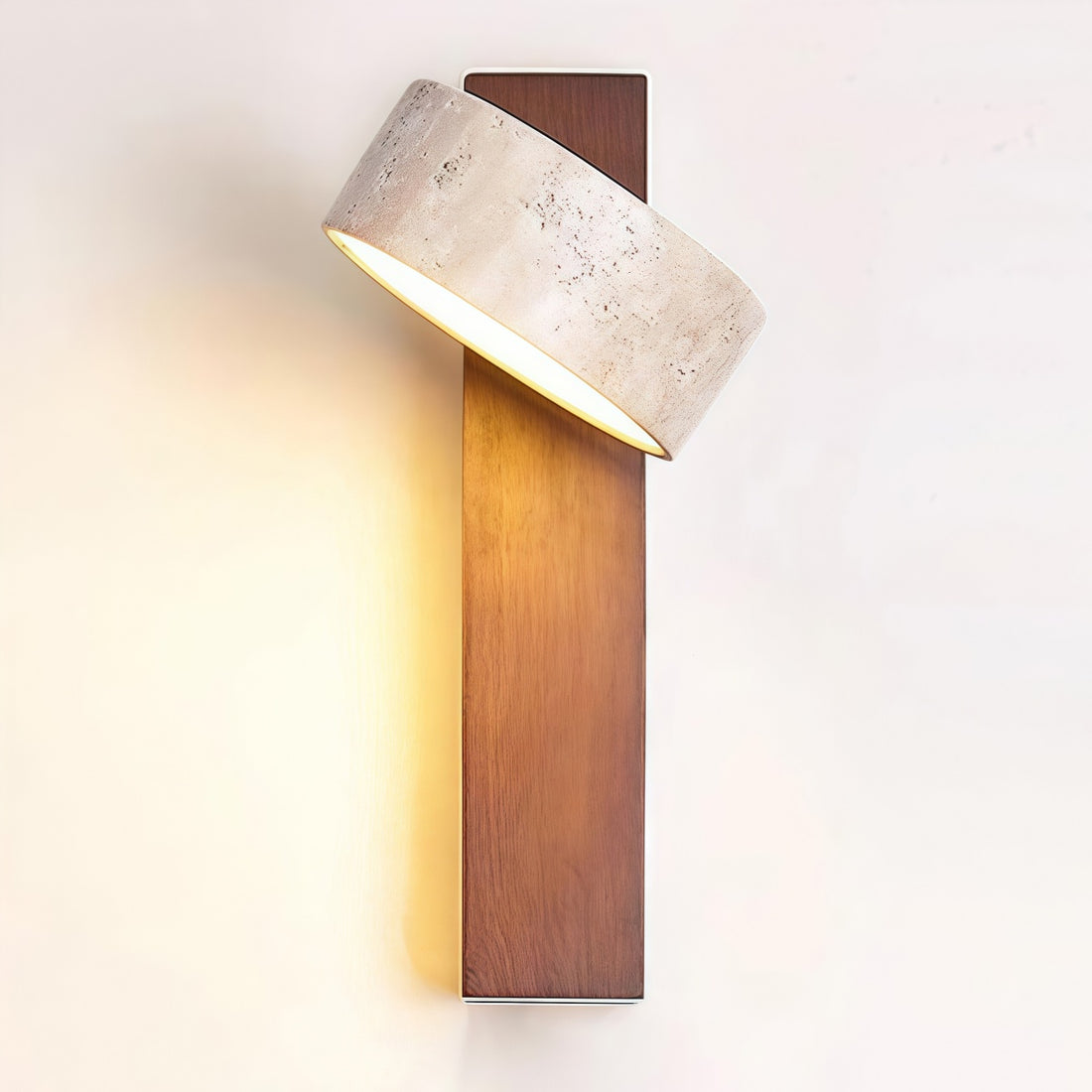 Nordic Travertine Rotatable Wall Lamp