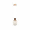 Korlisse Natural Stone and Glass Pendant Light – Stylish Lamp for Lounge or Living Room