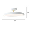 Macaron Aluminum Ultra-thin Luminaire Chandelier