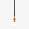 Plaitar Modern Brass Pendant Light - Minimalist Ceiling Fixture with Braided Cord for Hallways
