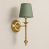 Arcuma 1 Head Vintage Brass Sage Green