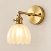 Blossix Floral Tulip Wall Sconce β Modern Wall Lamp Metal Base for Home Interior Lighting