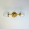 Double Head Sconce - Bubble Pop Vanity Glass Wall Light
