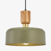 Orbulis Natural Wood Grain Circular Pendant - Modern Minimalist Light for Islands and Foyers
