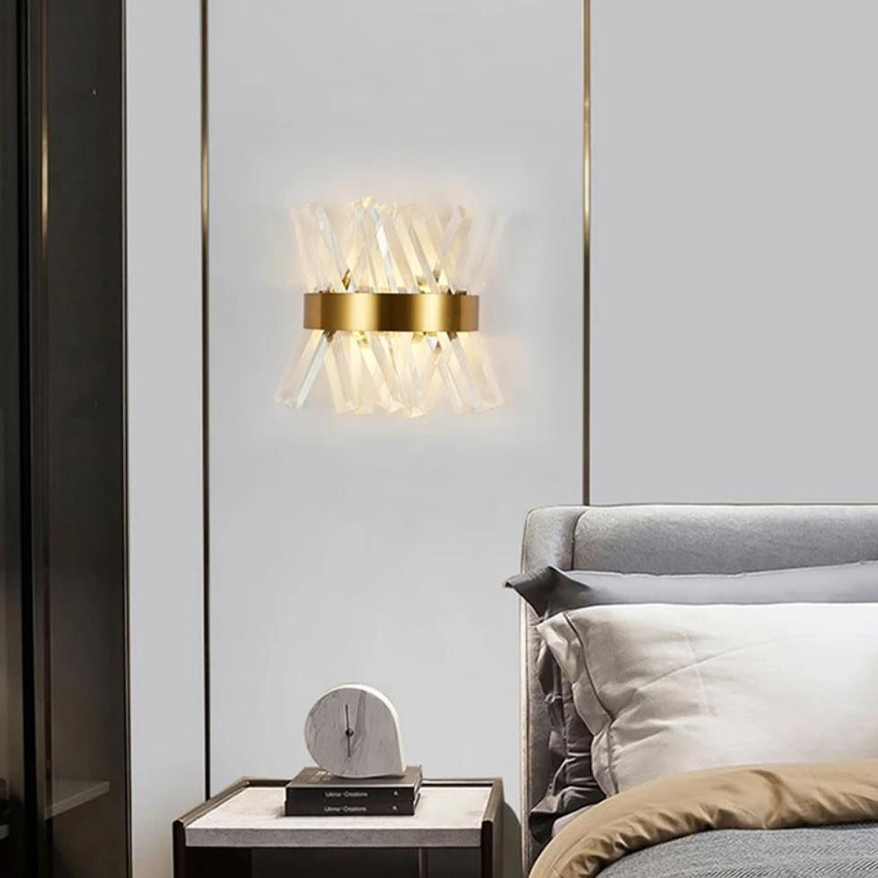 Modern Luxury Crystall Bedside Wall Light