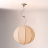 Alvian Pendant Light - Linen Shade with Adjustable Height for Cozy Dining