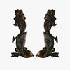 Handcrafted Brass Animal Door Handles 11