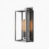 Classic Beckman Vintage Wall Sconce - Steel & Glass Linear Design