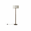 Cavilon Modern Floor Lamp - Slim Profile and Soft Shade Contemporary Metal Lighting for Bedroom