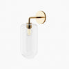 Lumivelle Pebble Sconce - Stylish Wall Light - Glass & Metal, Energy Efficient