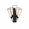 TF Felix Table Lamp – Art Deco Design with Glass Shade and Cat Figurine for Living Room or Bedroom