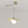 Simple Adjustable Metal Swing Arm Pendant Lamp