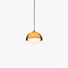 Afterglow Vintage Pendant - Hand-Blown Glass Shade Retro Pendant Lamp with Adjustable Cord for Dining Room