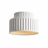 Tierna Bowl Flush Mount Ceiling Light - Soft Sculptural Nordic Form for Entryway