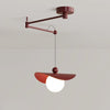 Simple Adjustable Metal Swing Arm Pendant Lamp