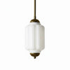 Eloise Vintage Glass Chandelier - Milk Glass Home Accent