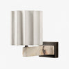 Cavilon Marble Decorative Wall Light – Elegant Linen Form, Suitable for Living Room or Hallway