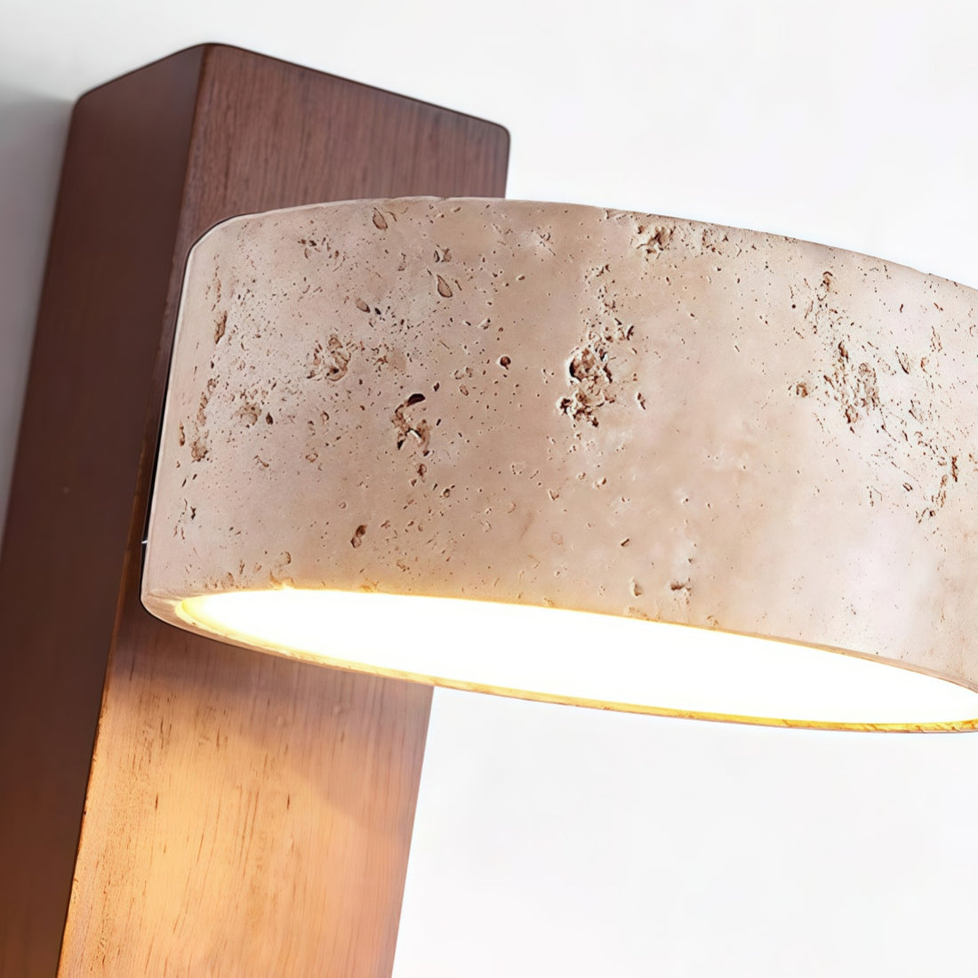 Nordic Travertine Rotatable Wall Lamp