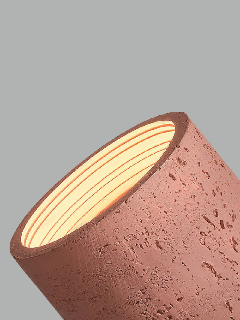 Modern Wabi-Sabi Cylindrical Ceiling Lamp