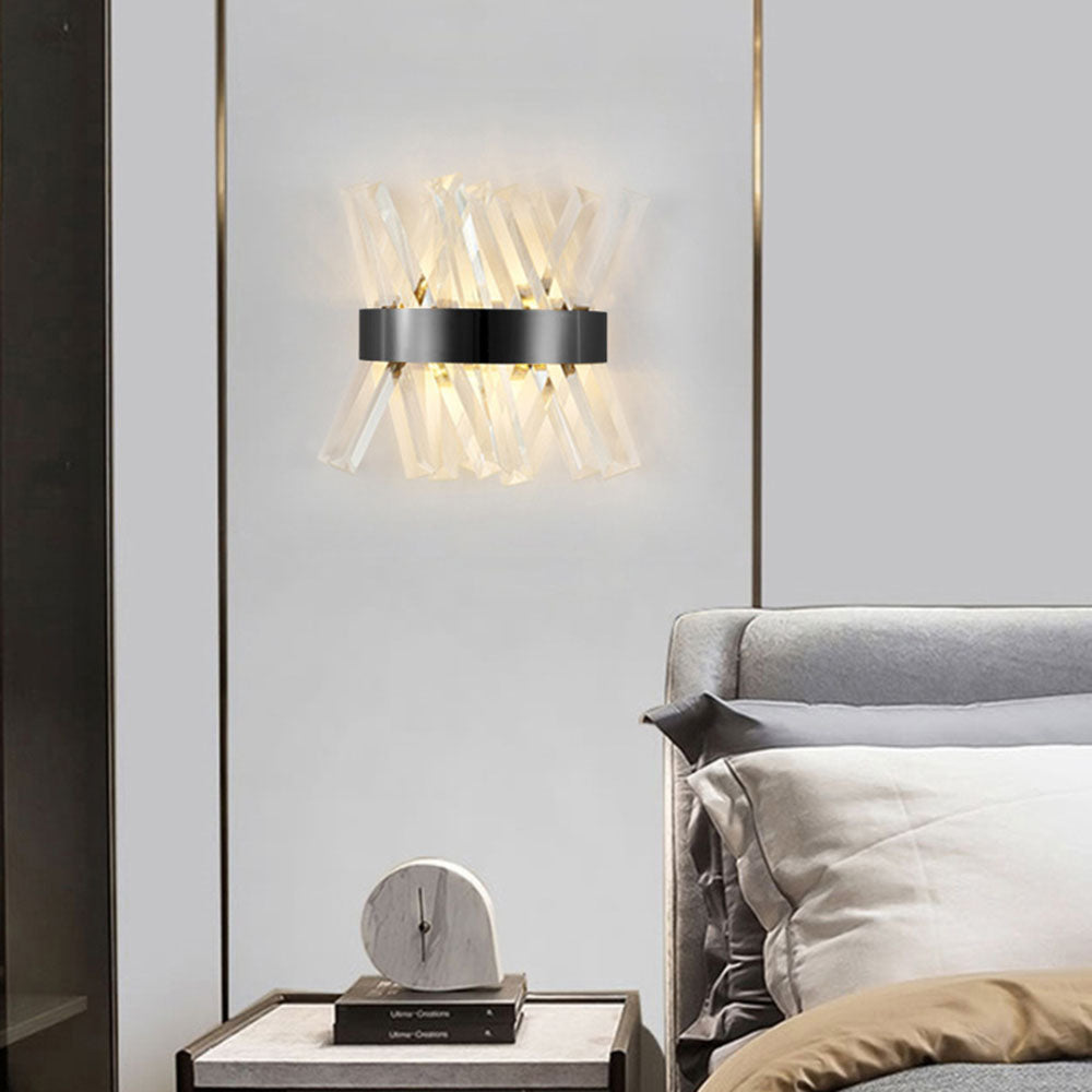 Modern Luxury Crystall Bedside Wall Light