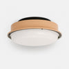 Camel Tan integrated LED flush mount ceiling light