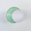 Retro Flushmount Ceiling Light or Wall Sconce - Minimalist Glass Globe
