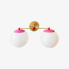Two Lights Colorful Sconce - Bubble Pop Vanity Bathroom Sconces