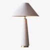 Ceruna Cone Shaded Table Lamp - Elegant Fabric for Living Room and Entryway