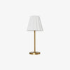 Ruffmeto Transitional Slim Table Lamp – Sculptural Shade Lighting for Living Room or Bedroom
