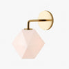 Talvior Geometric Modern Bathroom Sconce - Faceted Shade Light in Luxe Finishes