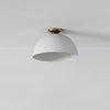 Parvion Modern Sculptural Flush-Mount Ceiling Light