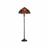 TF Orsino Decorative Tiffany Style Floor Lamp - Artistic Stained Glass Lamp for Bedroom