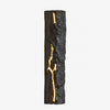 sku charcoal black resin crack wall light