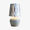 Ceruna Modern Ceramic Bedside Lamp with Linen Fabric Shade - Elegant Lighting for Bedroom and Living Room