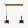 Modern Minimalist Leather Shade Pendant Light
