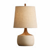 Avero Contemporary Table Lamp - Textured Cement Design for Living Room and Office