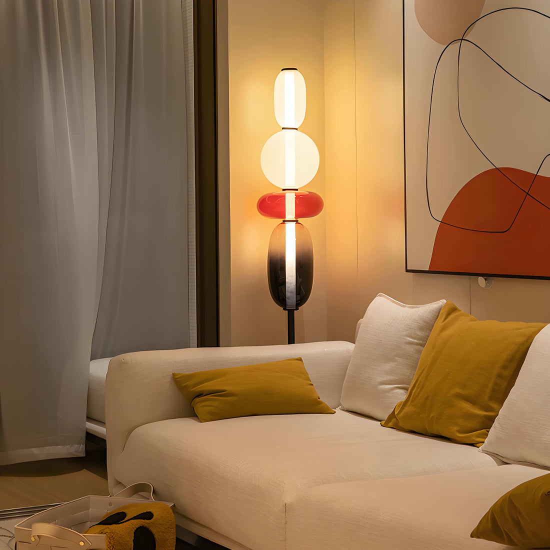 Candied Glass Floor Light