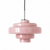 Koloro Elegant Retro Glass Pendant Light – Adjustable Length for Living Room & Hallway