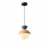 Frovela Nordic Macaroon Pendant Lamp with Globe Design – Aluminum Lighting for Bedroom or Living Room