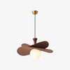 Orrise Blooming Petal Chandelier - Modern Metal and Wood for Living Rooms and Dining Rooms