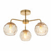 Tracian Glass Mid-Century Modern Globe Pendant Light for Dining Room